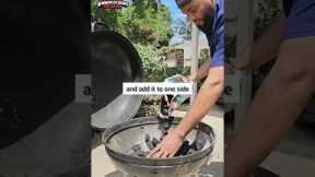 BBQ Hack: Light, Burn, Grill - Easy and Controversial! #shorts #cooking #viralshorts