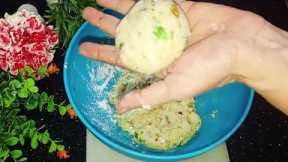 How to make healthy and perfect potato-ground meat recipe for dinner|Easydinnerideas @khanapakana-29