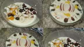 Fruit Custard Recipe | How To Make Fruit Custard At Home | Dessert Recipe | Fruit Custard |