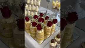 The wedding dessert table of your dreams! ☁️🧁🤍…