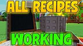 ALL WORKING Cooking Recipes In Grow A Garden COOKING UPDATE! (Grow A Garden)