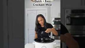 Easy crockpot meal idea that’s kid approved 😋#crockpotmeal #crockpotcooking #crockpotrecipes