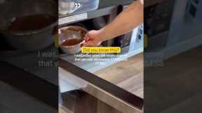 Did you know this? #baking #bakinghacks #bakingtips #microwave #cooking #stainlesssteel