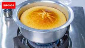 How to Bake a Cake on a Stove No OVEN Needed | Easy Cake Recipe | Infoods