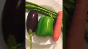 Delicious chicken paste spread on vegetables#chicken