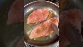 How to pan sear chicken #chicken #chickenbreasts #cooking