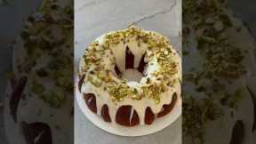 Pistachio Bundt Cake with Cream Cheese Glaze #bundtcake #pistachio  #desserts #baking