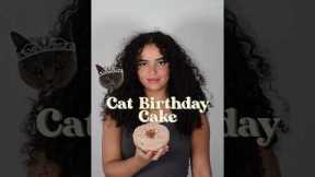 Let’s make a BIRTHDAY cake for CATS! 🐈‍⬛   #easyrecipes #catlovers #desserts
