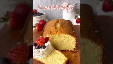 How to Make Pound Cake | How to Make Pound Cake at Home | Bakery Style Vanilla Pound Cake Recipe