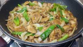 TENDER, JUICY AND TASTY CHICKEN AND ONION STIR FRY! SIMPLE AND EASY RECIPE!