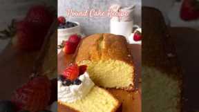 How to Make Pound Cake | How to Make Pound Cake at Home | Bakery Style Vanilla Pound Cake Recipe