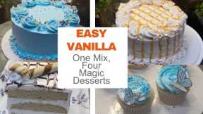 1 Mix → 4 Magic Desserts | Tempting Table Easy Dessert Recipes