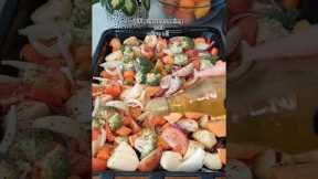 Roast Chicken and veggies #shorts