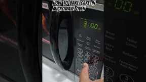 How to bake cake in Microwave Oven at home