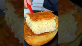 Oven dessert with just four ingredients. Mix it, bake it, and it's ready. #recipe #reels #dessert