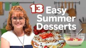 13 PERFECT Creamy Desserts in Minutes Perfect for Summer