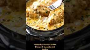 Heavenly Creamy Chicken Dinner (5 Ingredients!)
