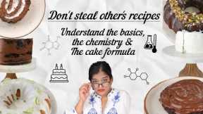CAKE FORMULA to make a perfect cake every time | Eggless cake recipe development process
