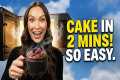 Microwave Cake in 10 Minutes | No