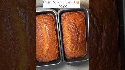 The Most Moist Banana Bread     #foodlover #bananabread #mikkymoc