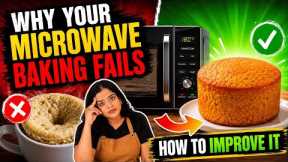 STOP baking cakes in the microwave until you watch this! Tips for improving microwave baking